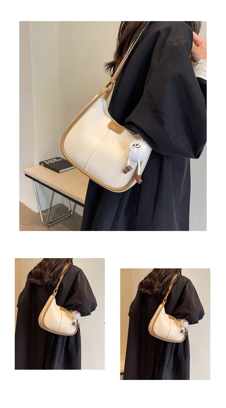 Korean Style Brown Leather Shoulder Bag for Women — feature 23