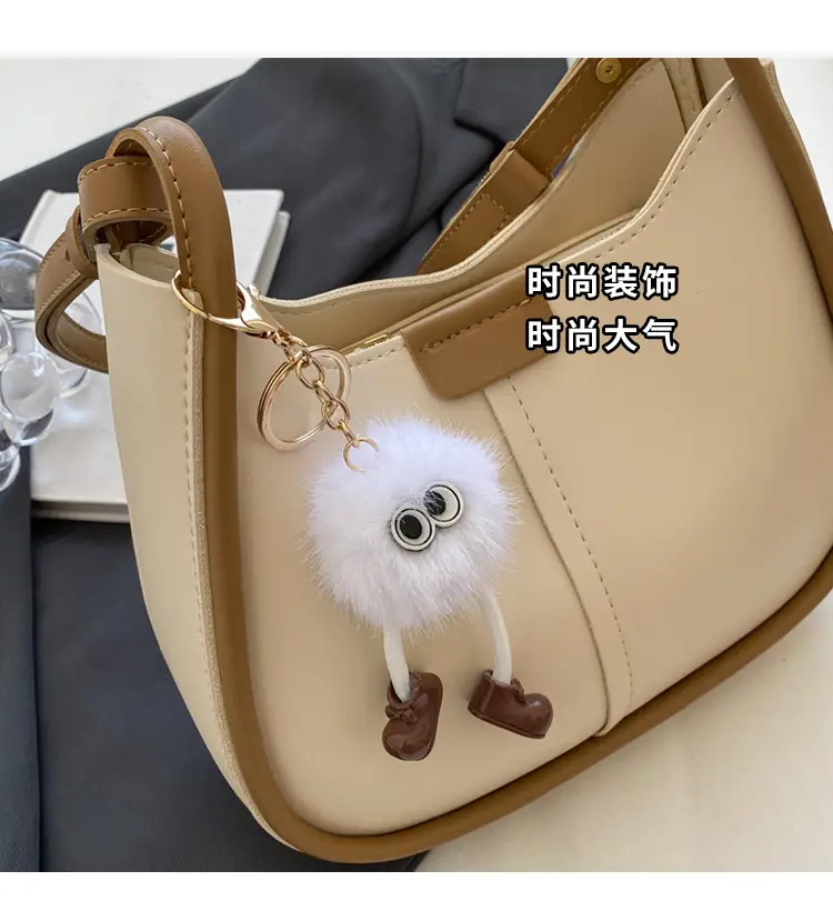 Korean Style Brown Leather Shoulder Bag for Women — feature 6