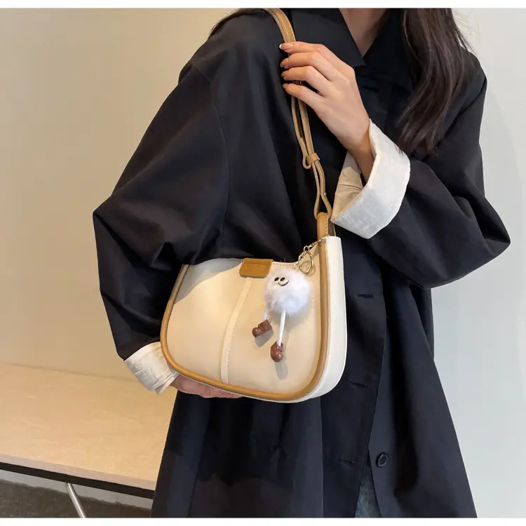 Korean Style Brown Leather Shoulder Bag for Women — feature 8