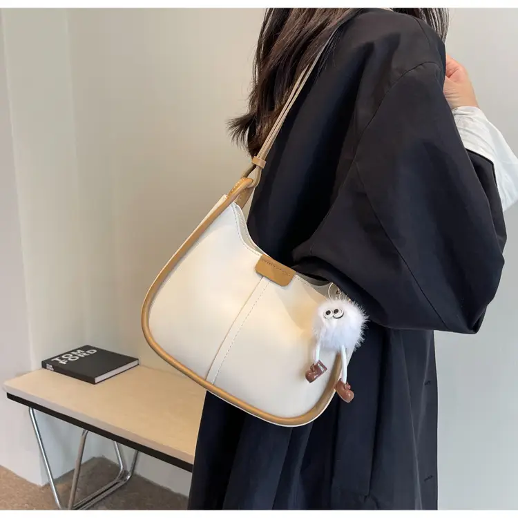 Korean Style Brown Leather Shoulder Bag for Women — feature 9