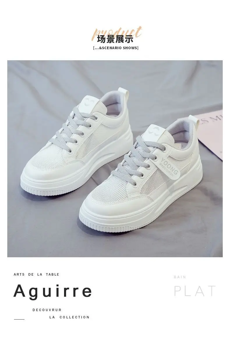 White Women's Thick Casual Shoes 2025 — feature 15
