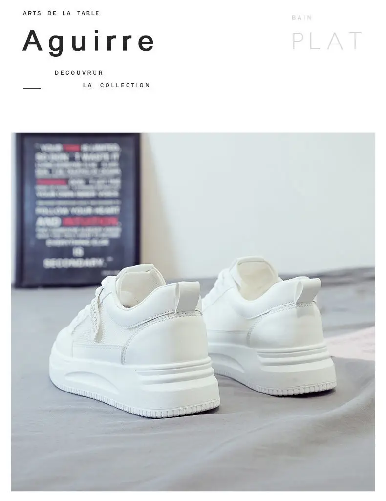 White Women's Thick Casual Shoes 2025 — feature 18