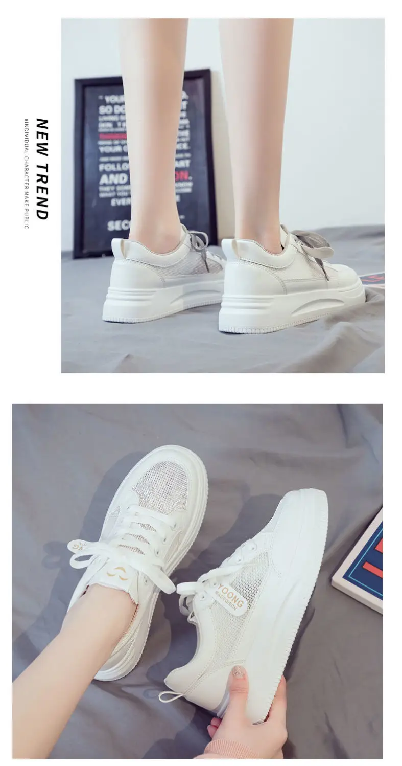 White Women's Thick Casual Shoes 2025 — feature 21