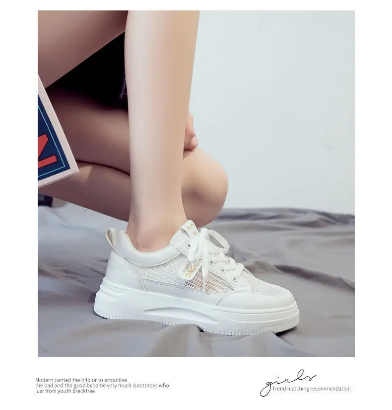White Women's Thick Casual Shoes 2025 — feature 22