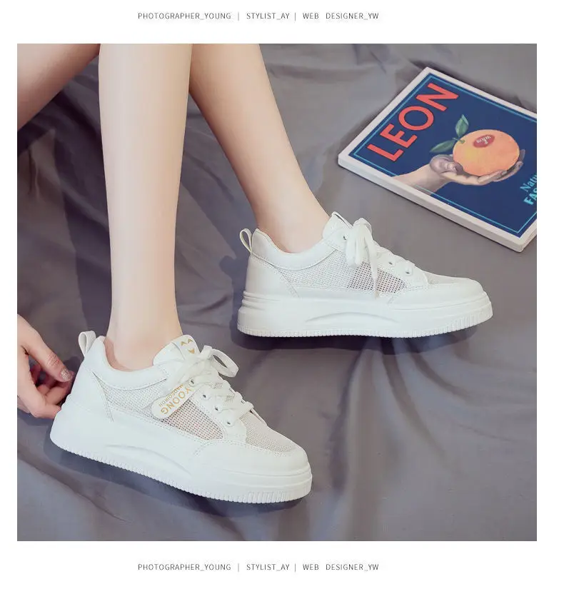 White Women's Thick Casual Shoes 2025 — feature 23
