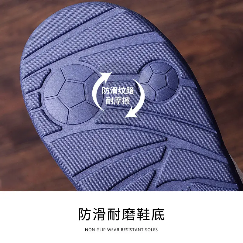 Lidani cotton shoes men's winter waterproof outdoor warm indoor home non-slip extra large size 50-51 men's cotton slippers - Image 5