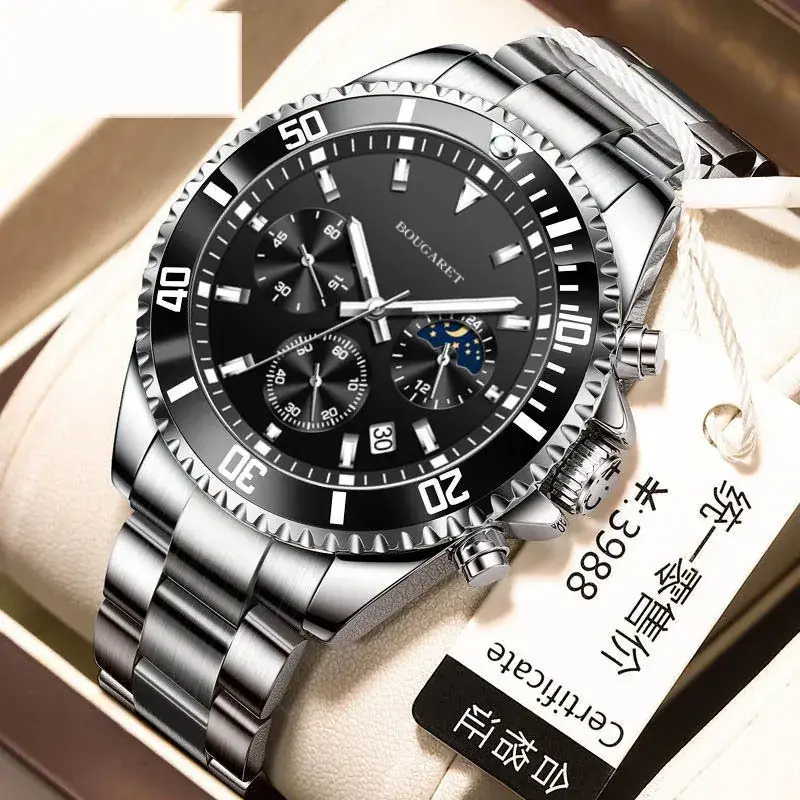 Green Multi-Function Watch for Men Waterproof Luminous - Image 4