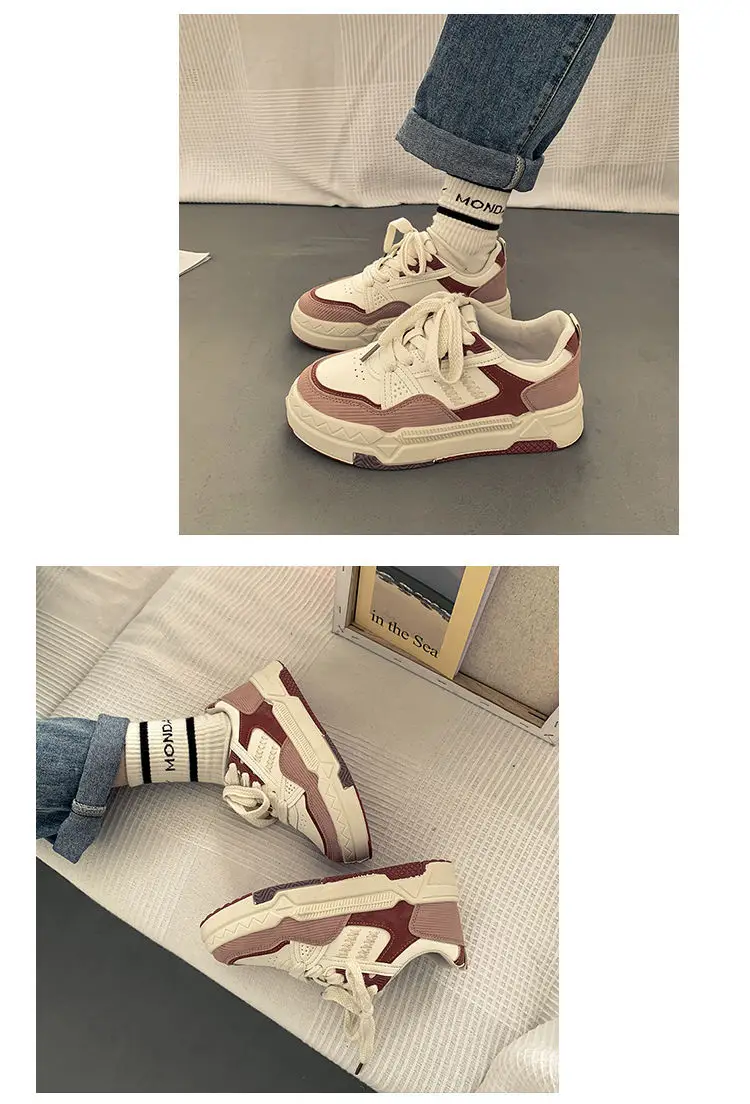 Women Wheat Ear Casual Sneakers 2025 Thick Soled — feature 12