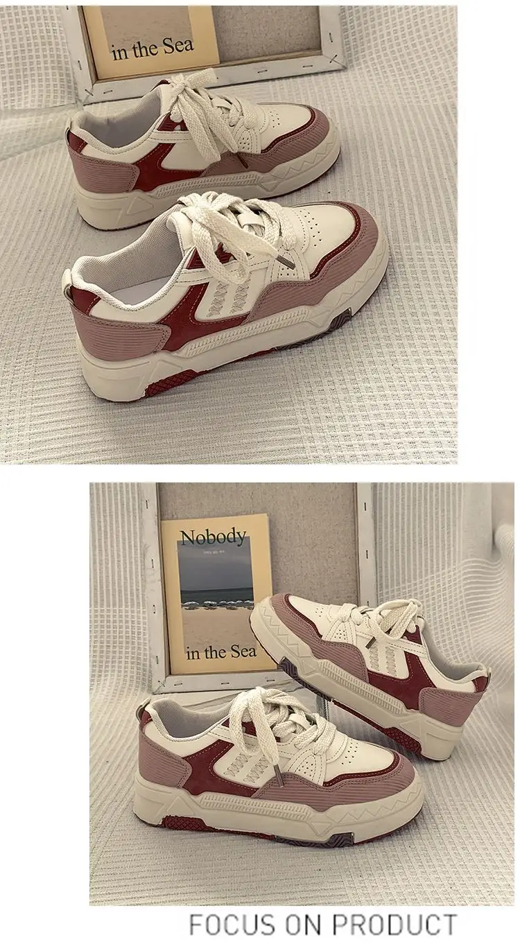 Women Wheat Ear Casual Sneakers 2025 Thick Soled — feature 18