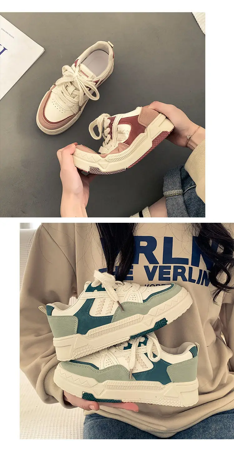 Women Wheat Ear Casual Sneakers 2025 Thick Soled — feature 19