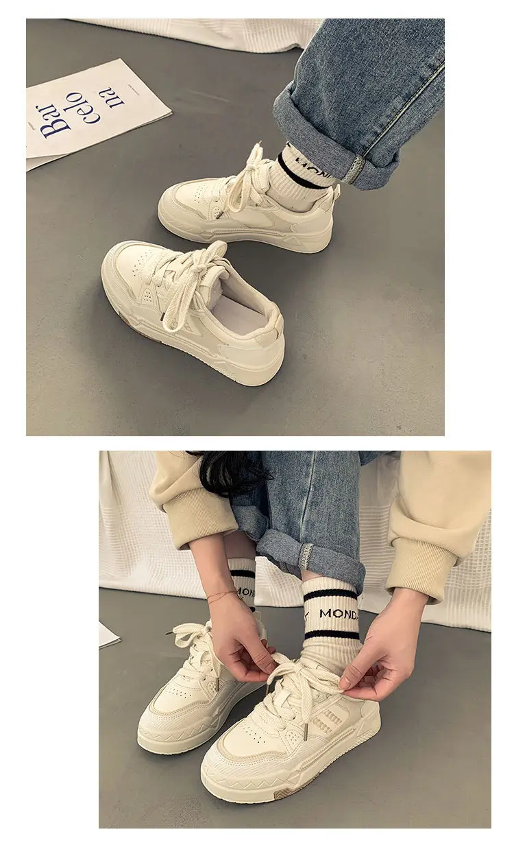 Women Wheat Ear Casual Sneakers 2025 Thick Soled — feature 7