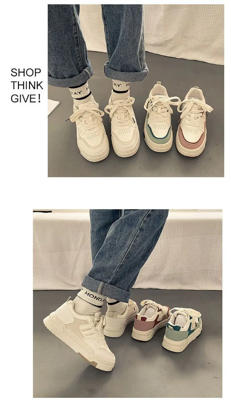 Women Wheat Ear Casual Sneakers 2025 Thick Soled — feature 8