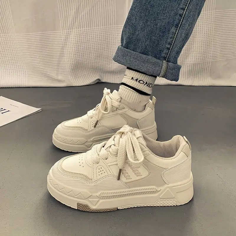 Women Wheat Ear Casual Sneakers 2025 Thick Soled - Image 2