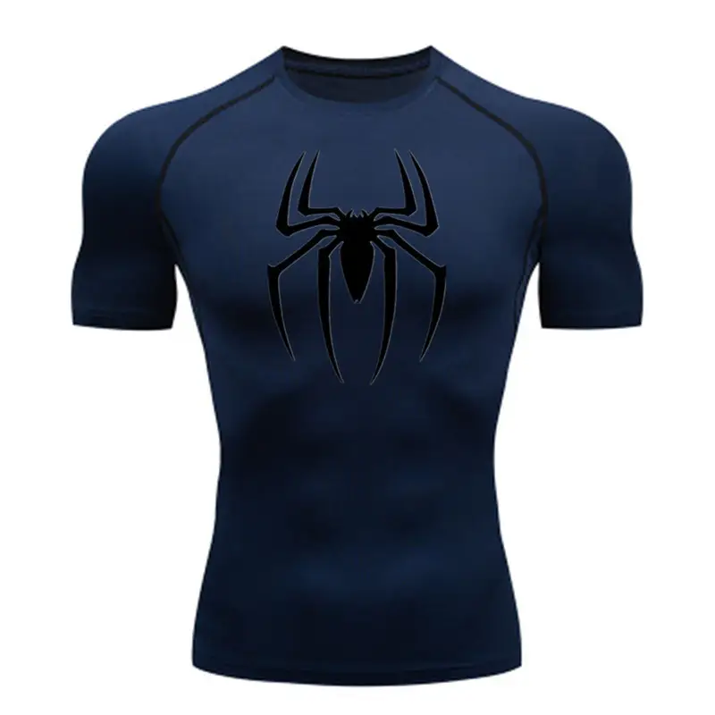 Men's White Spider Logo Long Sleeve T-Shirt - Image 10