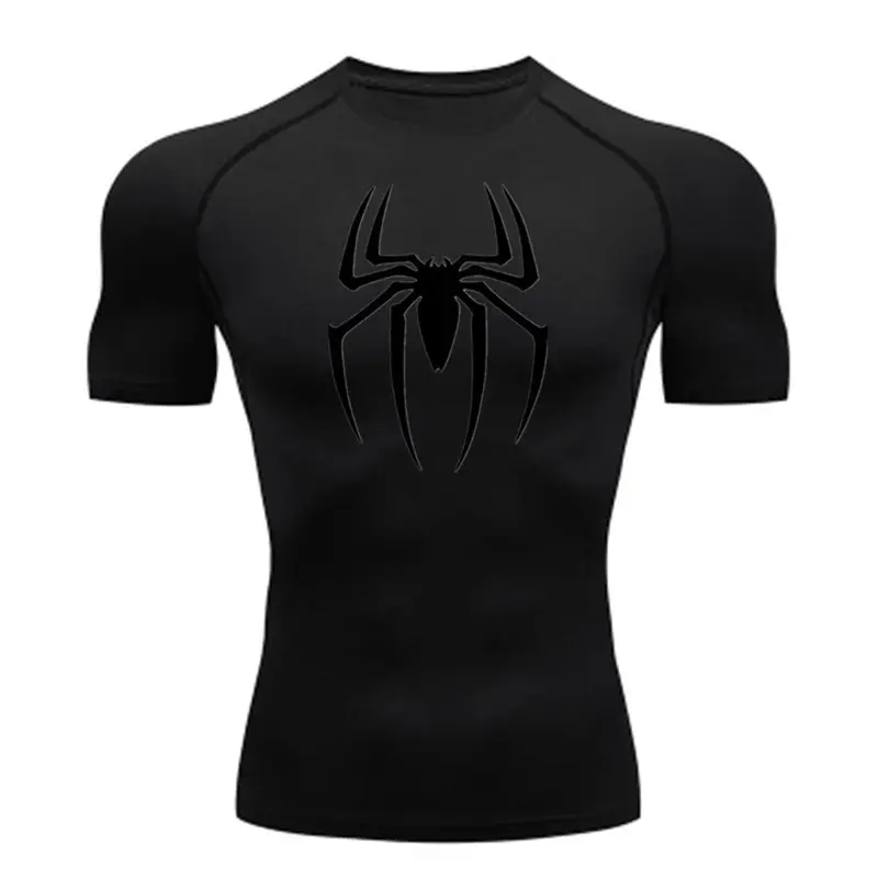 Men's White Spider Logo Long Sleeve T-Shirt - Image 11