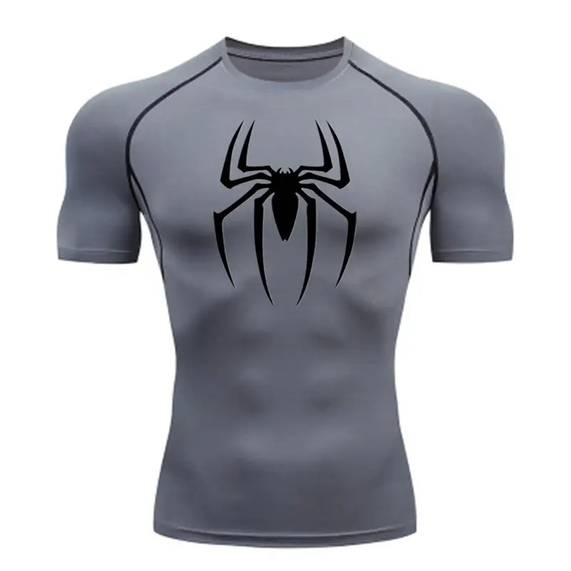 Men's White Spider Logo Long Sleeve T-Shirt - Image 12