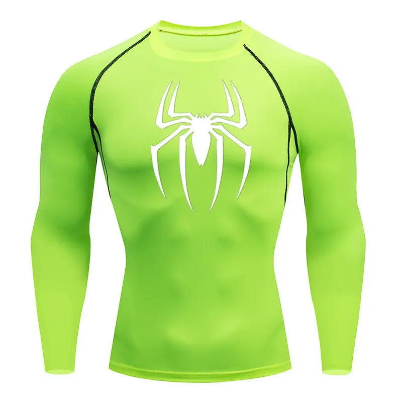 Men's White Spider Logo Long Sleeve T-Shirt - Image 19