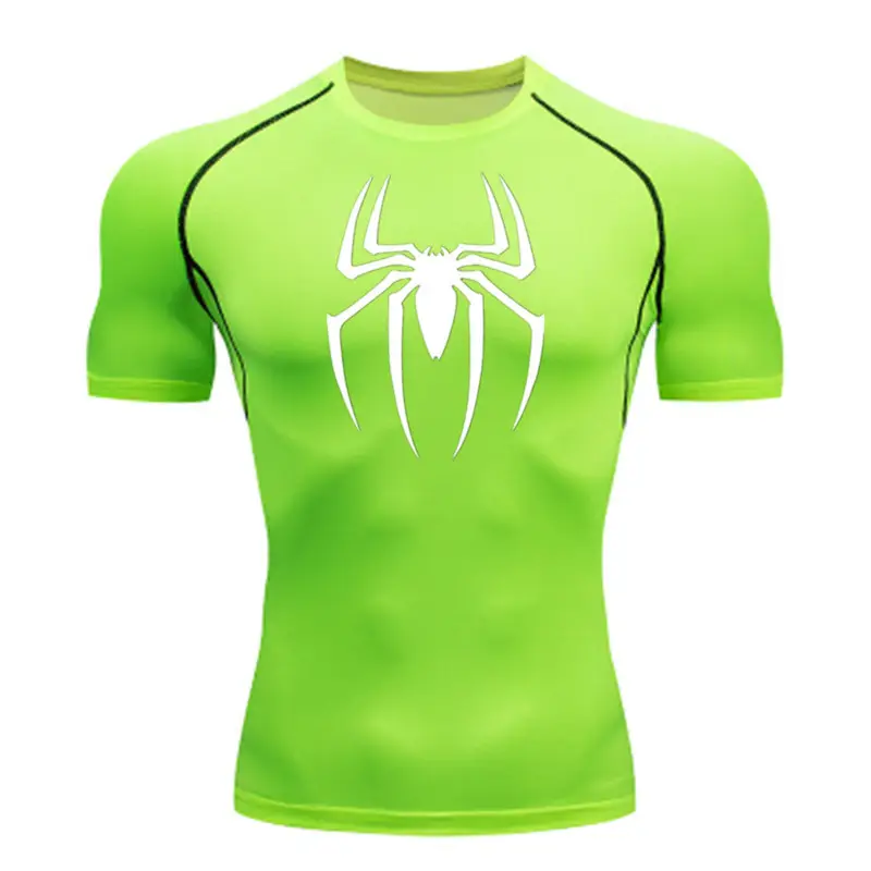 Men's White Spider Logo Long Sleeve T-Shirt - Image 2