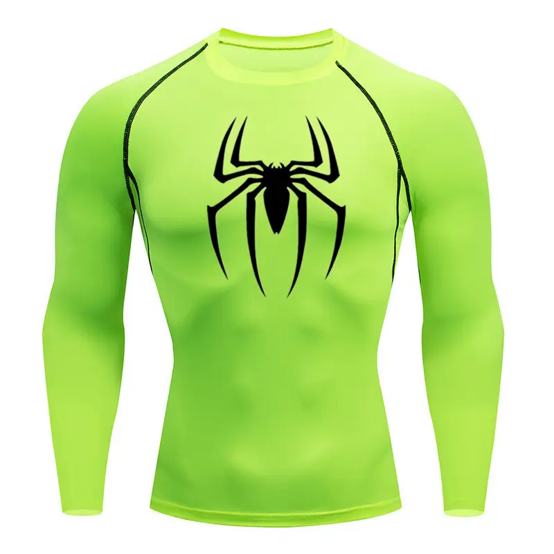 Men's White Spider Logo Long Sleeve T-Shirt - Image 26