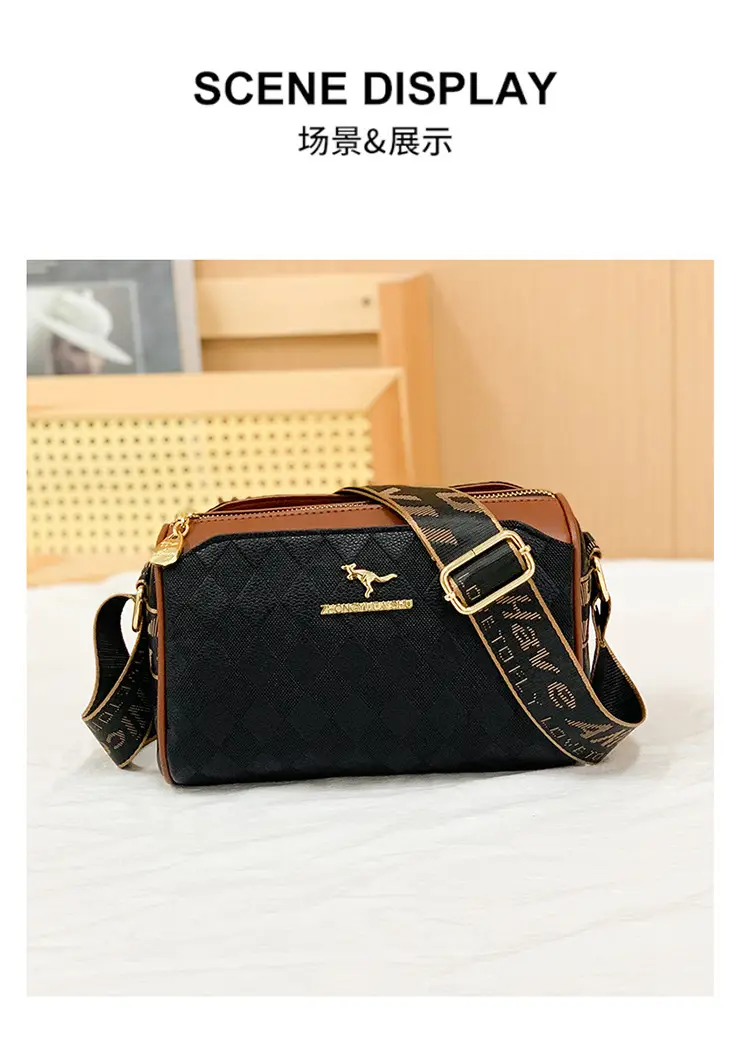 2023 New Style Black Quilted Shoulder Crossbody Bag — feature 11