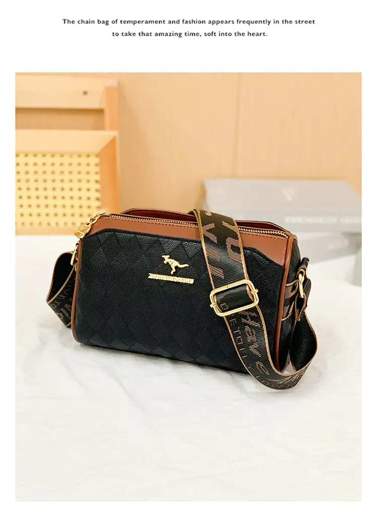 2023 New Style Black Quilted Shoulder Crossbody Bag — feature 12