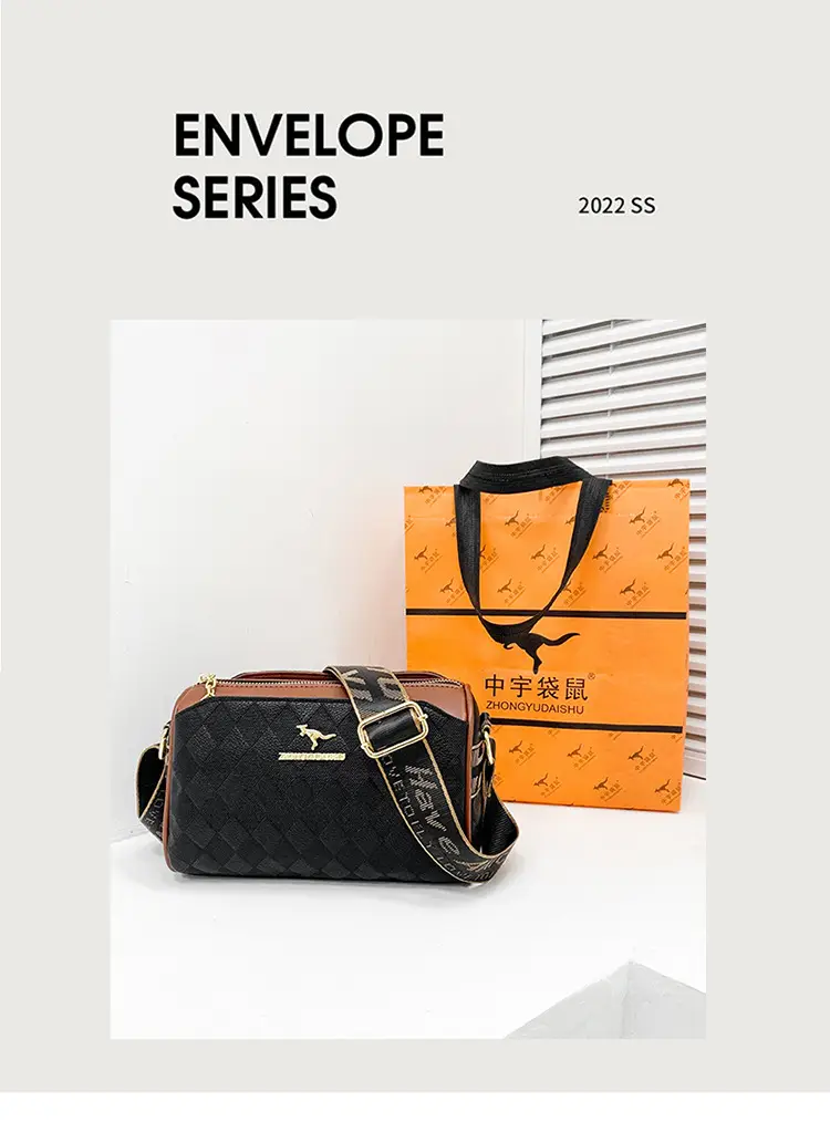 2023 New Style Black Quilted Shoulder Crossbody Bag — feature 2