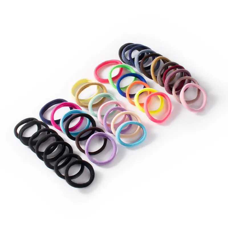 Canned Hair Ties Black High Elastic Rubber Band - Image 7