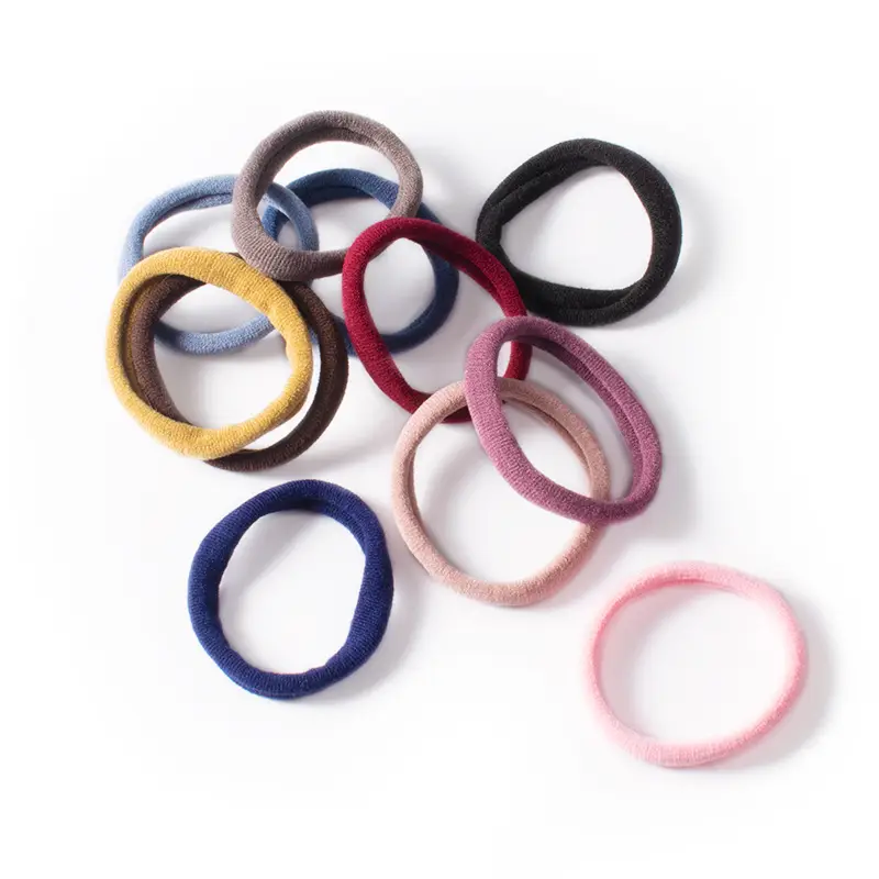 Canned Hair Ties Black High Elastic Rubber Band - Image 8