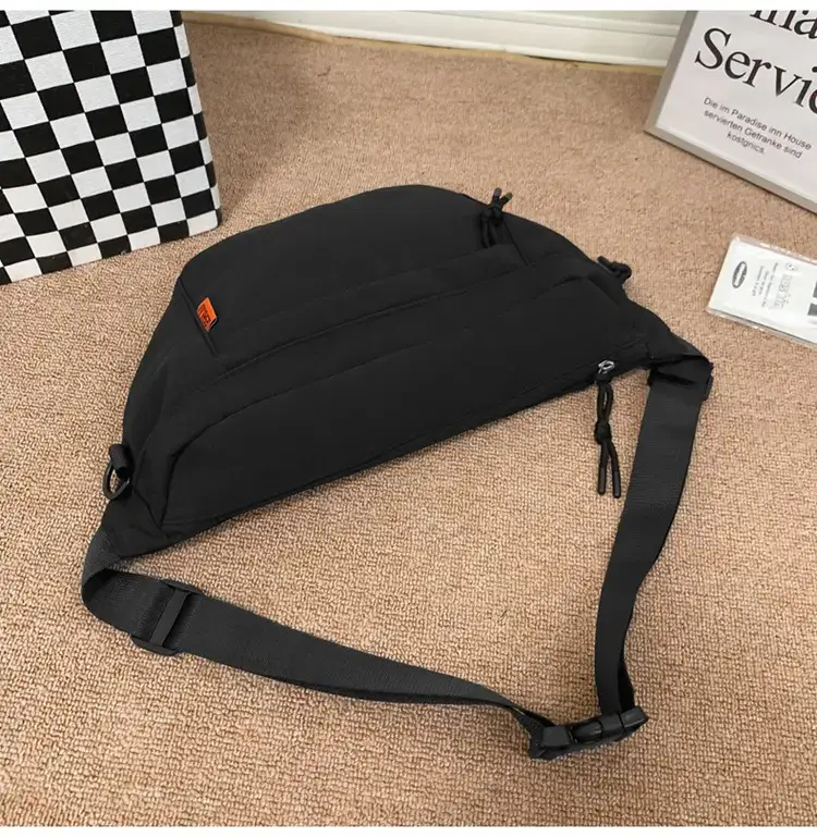 Men White Crossbody Bag 2023 Large Capacity Sports Riding Waist Bag — feature 34