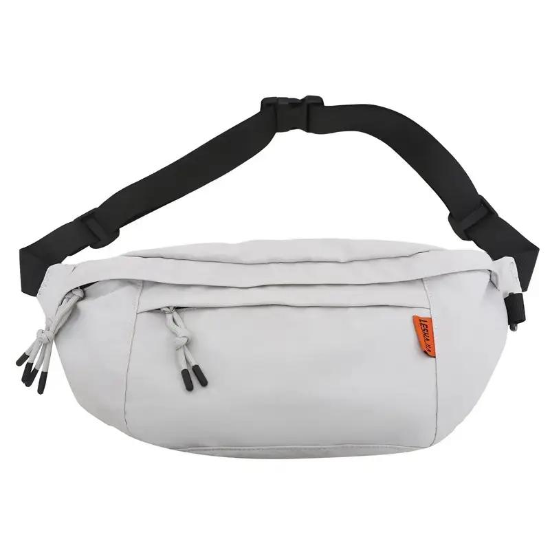 Men White Crossbody Bag 2023 Large Capacity Sports Riding Waist Bag — feature 39