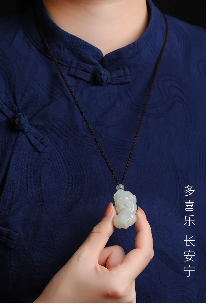 Afghan Jade Pixiu Pendant for Men Women Couple — feature 5