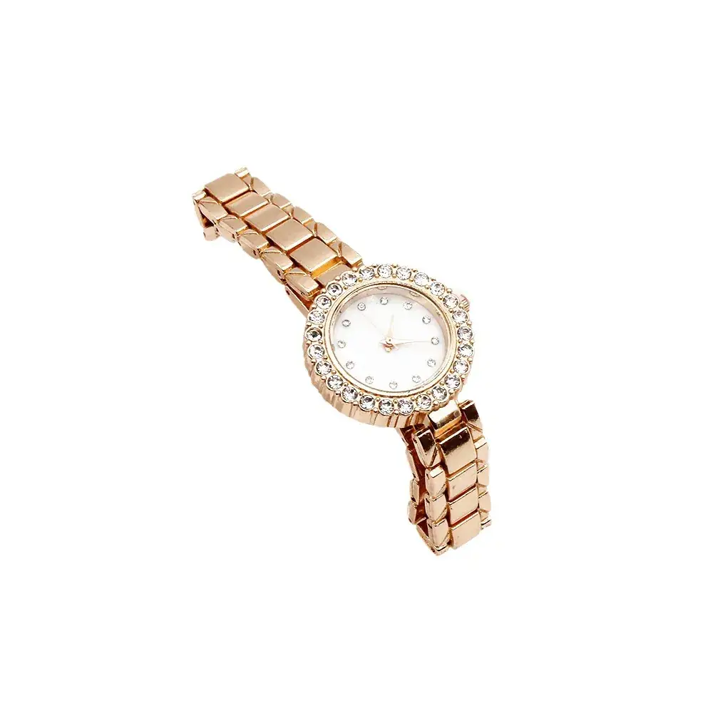 Women's Sparkly Crystal Bracelet Watch Silver White Dial - Image 6