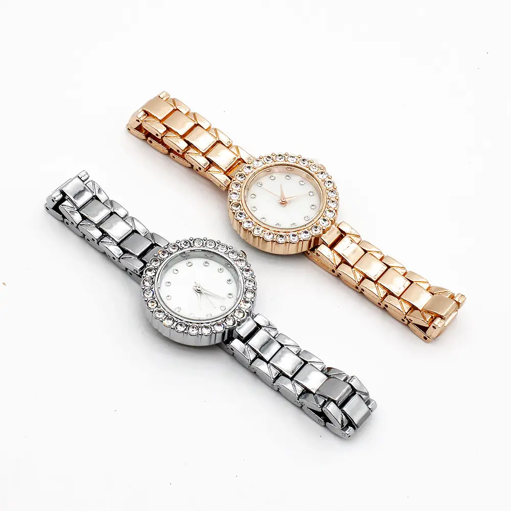 Women's Sparkly Crystal Bracelet Watch Silver White Dial — feature 9