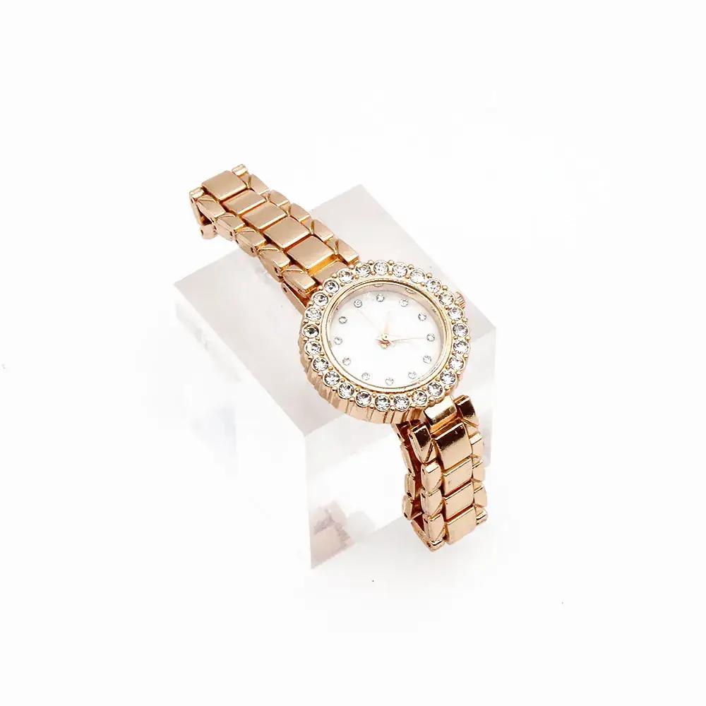 Women's Sparkly Crystal Bracelet Watch Silver White Dial - Image 3