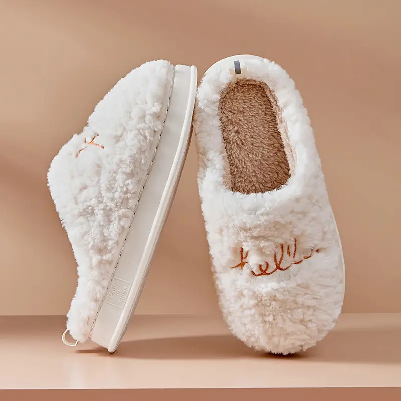 KK323hello embroidery-Ivory White