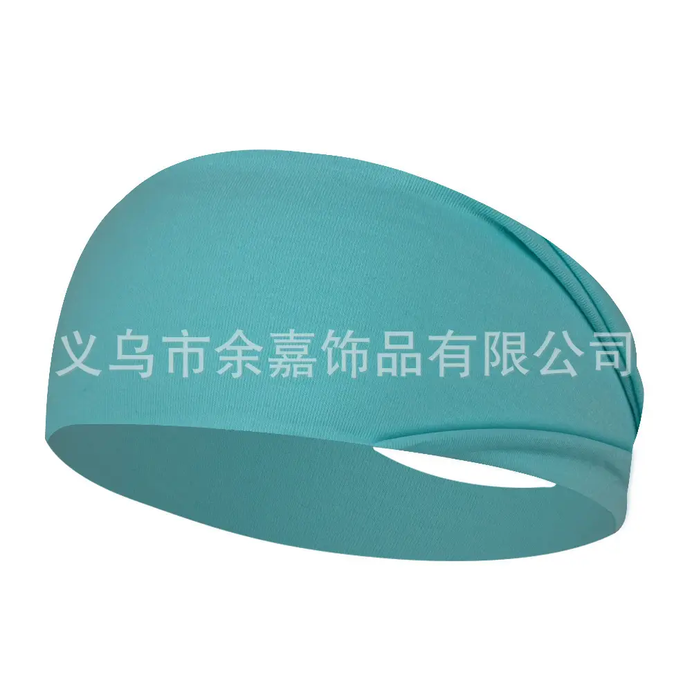 Purple Stretch Cotton Yoga Sweat Headband for Men Women - Image 17