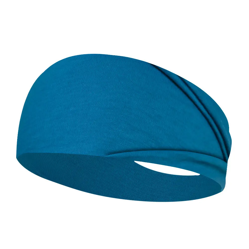 Purple Stretch Cotton Yoga Sweat Headband for Men Women - Image 18