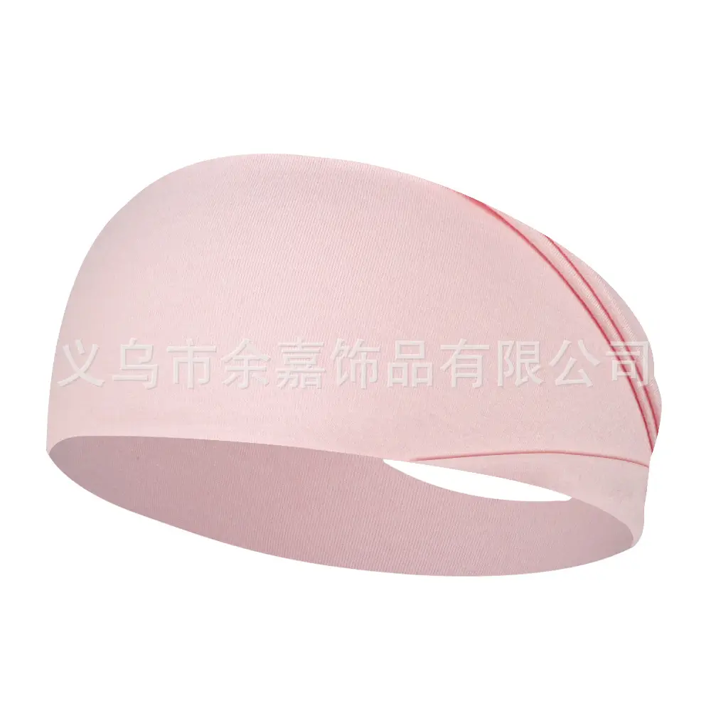 Purple Stretch Cotton Yoga Sweat Headband for Men Women - Image 25