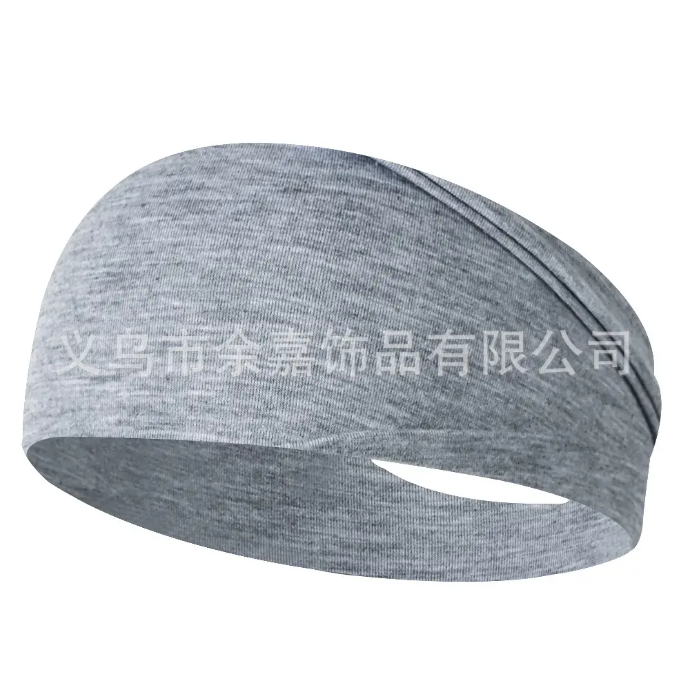 Purple Stretch Cotton Yoga Sweat Headband for Men Women - Image 35