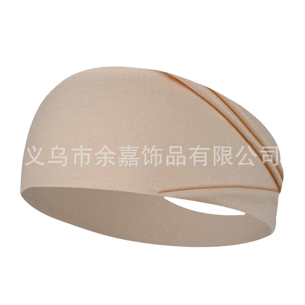 Purple Stretch Cotton Yoga Sweat Headband for Men Women - Image 38