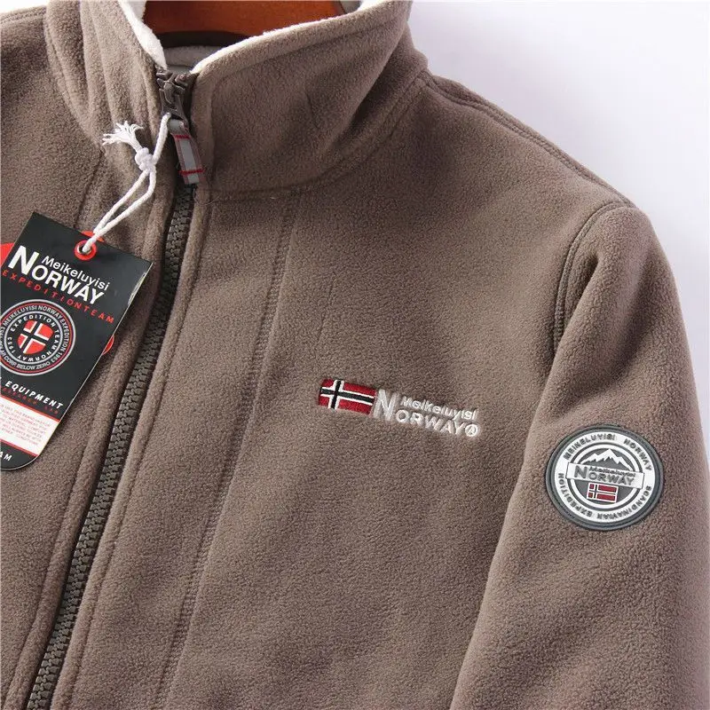 Norwegian Orders! Outdoor Velvet Thickeneded Double-Sided Polar Fleece Jacket Winter Windproof and Coldproof Warm Style — feature 16
