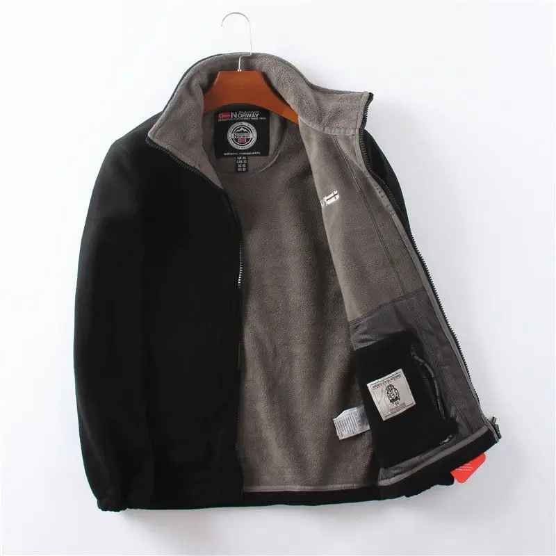 Norwegian Orders! Outdoor Velvet Thickeneded Double-Sided Polar Fleece Jacket Winter Windproof and Coldproof Warm Style — feature 19