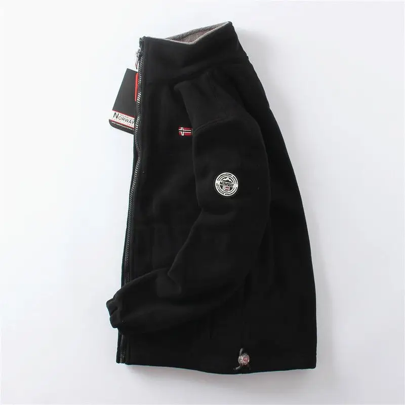 Norwegian Orders! Outdoor Velvet Thickeneded Double-Sided Polar Fleece Jacket Winter Windproof and Coldproof Warm Style — feature 21