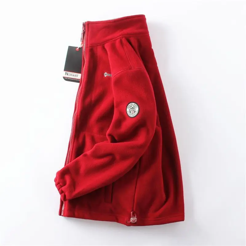 Norwegian Orders! Outdoor Velvet Thickeneded Double-Sided Polar Fleece Jacket Winter Windproof and Coldproof Warm Style — feature 24