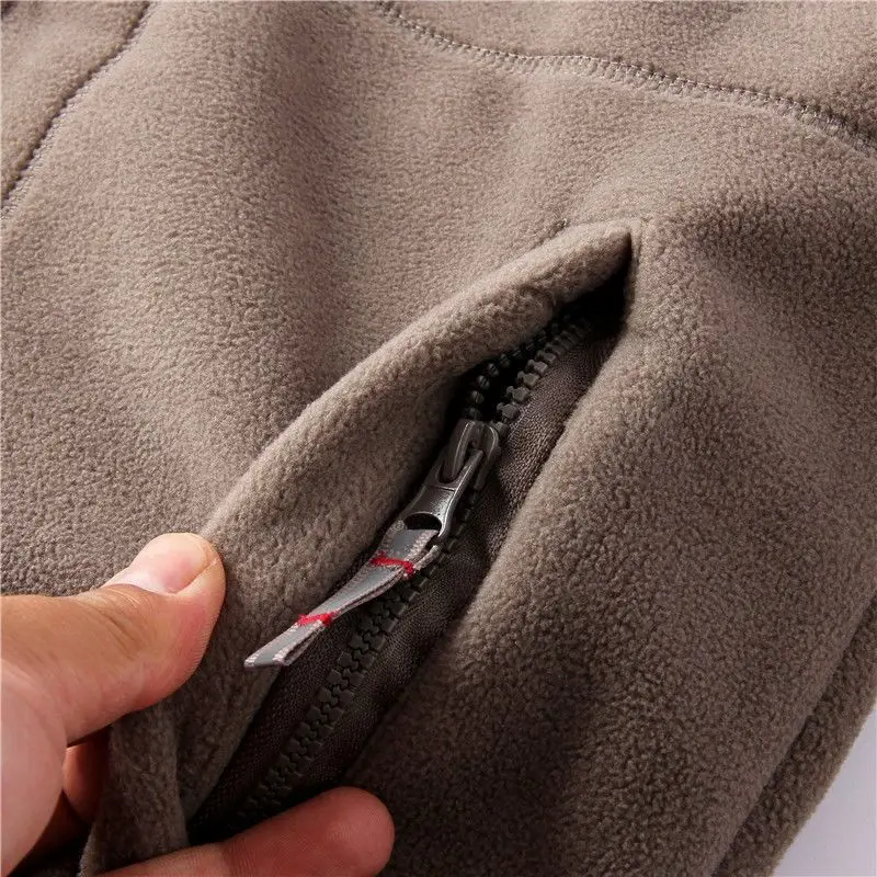 Norwegian Orders! Outdoor Velvet Thickeneded Double-Sided Polar Fleece Jacket Winter Windproof and Coldproof Warm Style — feature 9
