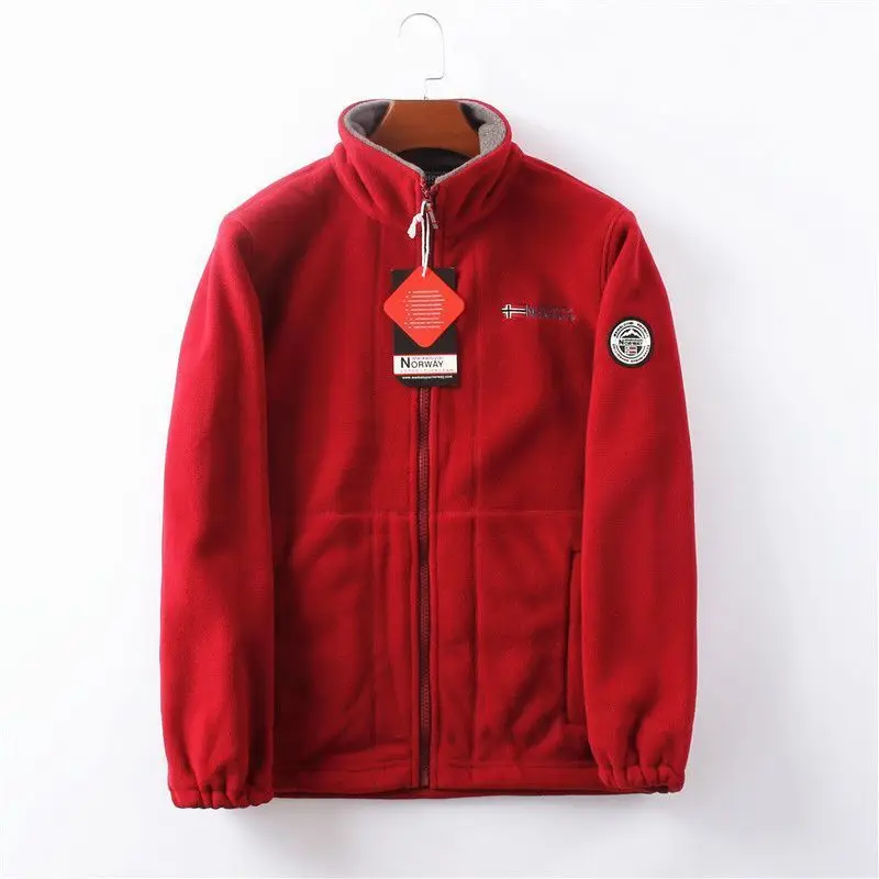 Norwegian Orders! Outdoor Velvet Thickeneded Double-Sided Polar Fleece Jacket Winter Windproof and Coldproof Warm Style
