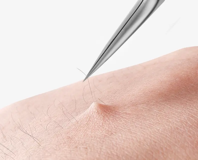Gold Feather Grafting False Eyelashes Tweezers — feature 9