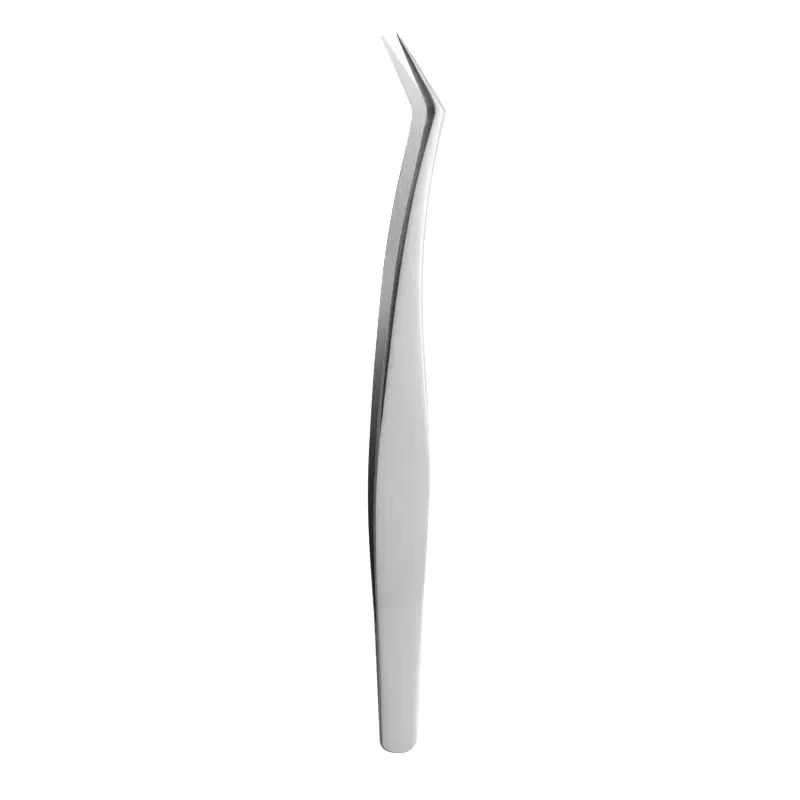 Gold Feather Grafting False Eyelashes Tweezers - Image 2
