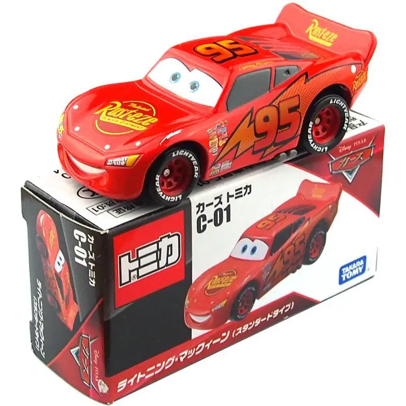 Tomy Tomica Cars Lightning Mcqueen Bigwigs Mcqueen Special Edition Alloy Car Sports Car — feature 3