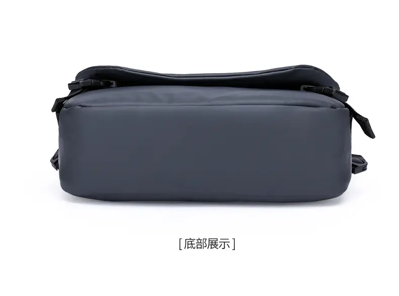 Men's Casual Messenger Bag Black Shoulder Bag — feature 27